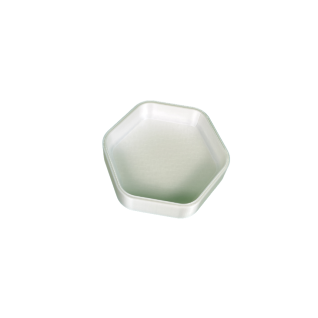 Yukina hexagon shaped base - Top View